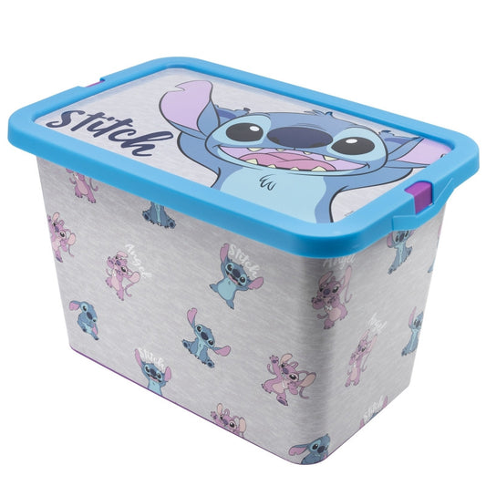 Disney Lilo un Stitch eņģeļa plastmasas uzglabāšanas kaste 7 l