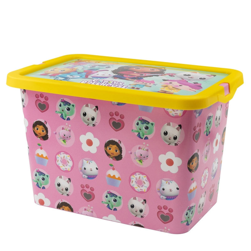 Gabby's Dollhouse Wonderland plastmasas uzglabāšanas kaste 7 L