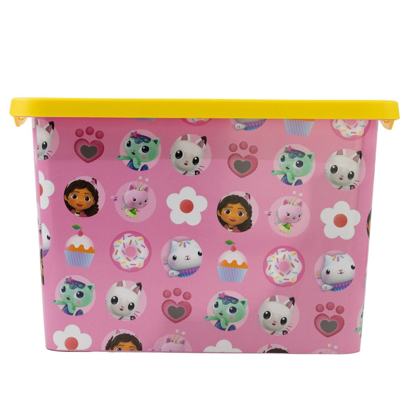 Gabby's Dollhouse Wonderland plastmasas uzglabāšanas kaste 7 L