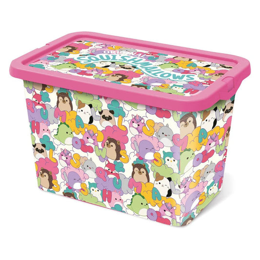 Squishmallows Pūkaina plastmasas uzglabāšanas kaste 7 L