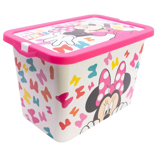 Disney Minnie Edgy Bows plastmasas uzglabāšanas kaste 7 L