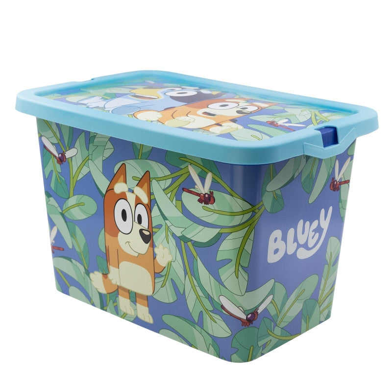 Bluey Leaves plastmasas uzglabāšanas kaste 7 L