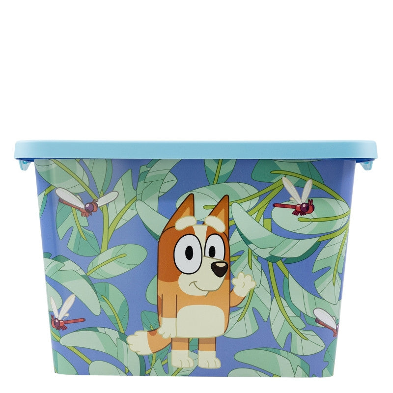 Bluey Leaves plastmasas uzglabāšanas kaste 7 L