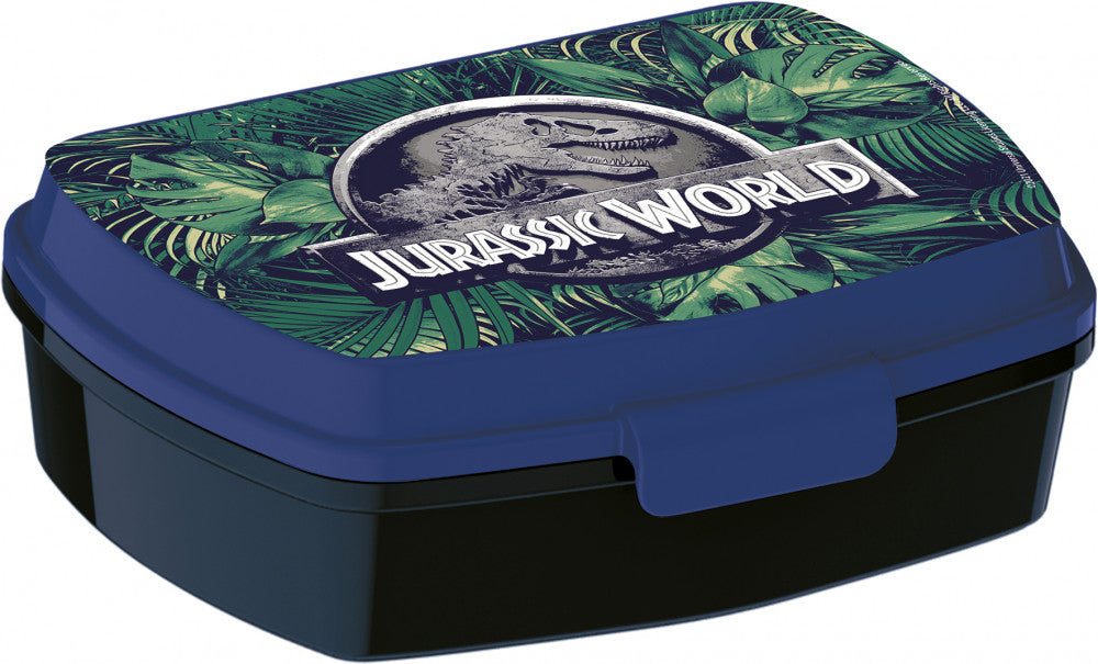 Smieklīga plastmasas sviestmaižu kaste "Jurassic World"