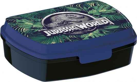 Smieklīga plastmasas sviestmaižu kaste "Jurassic World"
