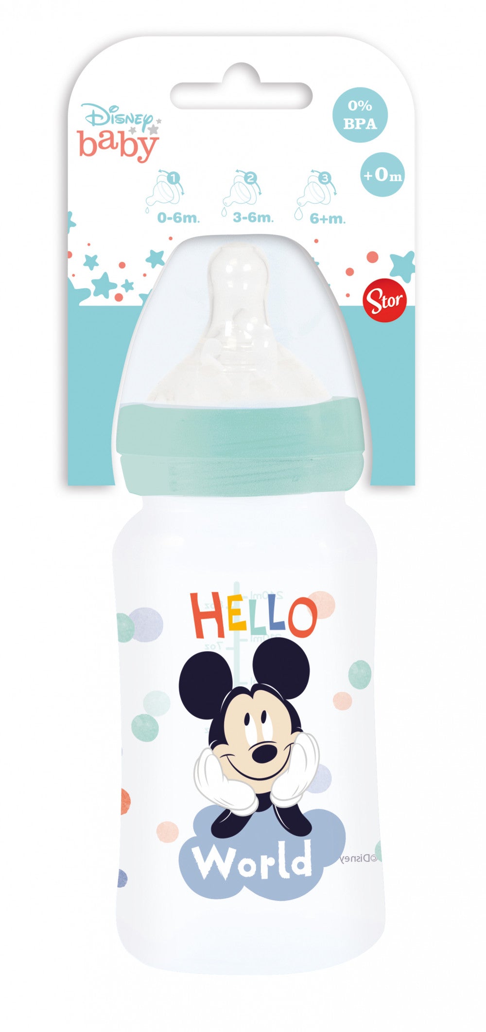 Disney Mickey bērnu pudelīte 2,4 dl