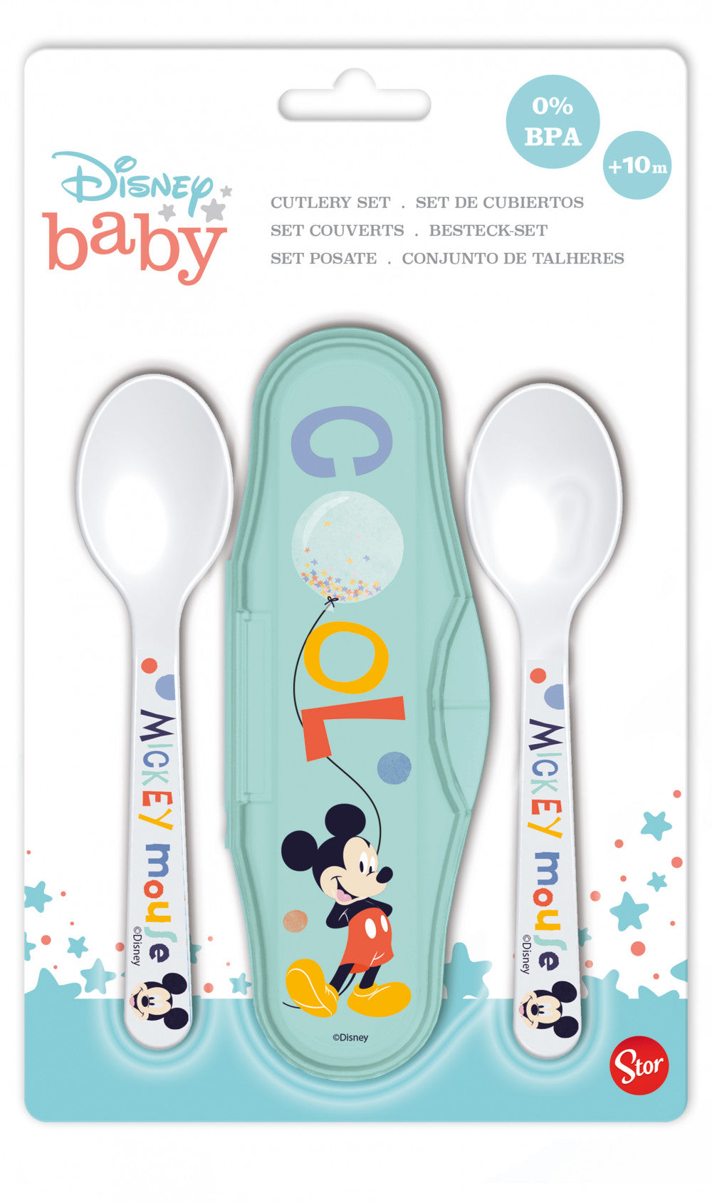 Disney Mickey mazuļu ceļojumu galda piederumu komplekts