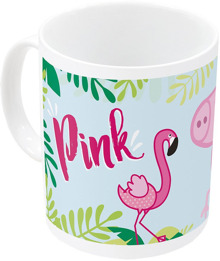 Peppa Pig rozā porcelāna krūze 235 ml (8 unces) dāvanu kastītē