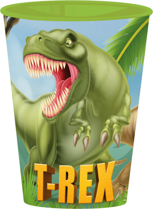 Dinozaura T-Rex krūzīte, plastmasas, 260 ml