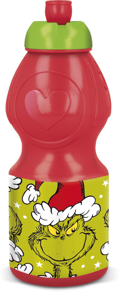 Grinča Ziemassvētku nerātnības plastmasas sporta pudele 400 ml