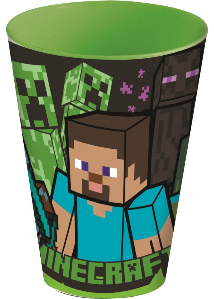 Minecraft plastmasas krūze, 430 ml