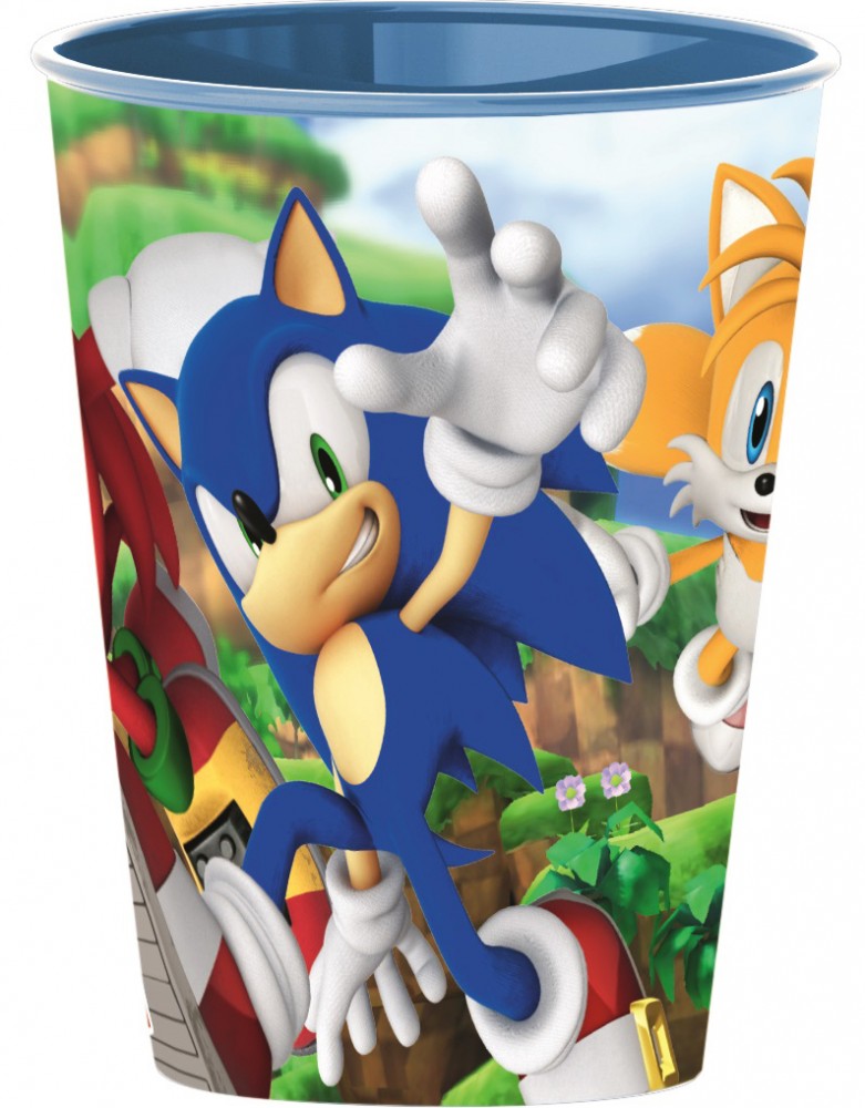 Sonic the Hedgehog plastmasas krūzīte, 260 ml