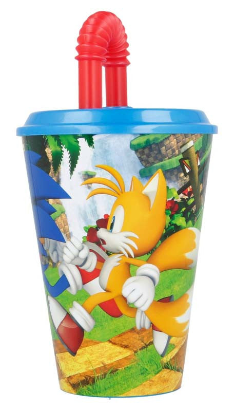 Sonic the Hedgehog Adventure salmiņu krūzīte, plastmasas 430 ml