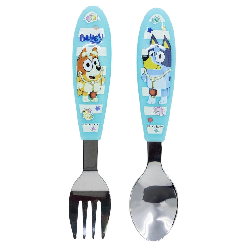 Bluey Yummy metāla ergonomisks galda piederumu komplekts - 2 daļas