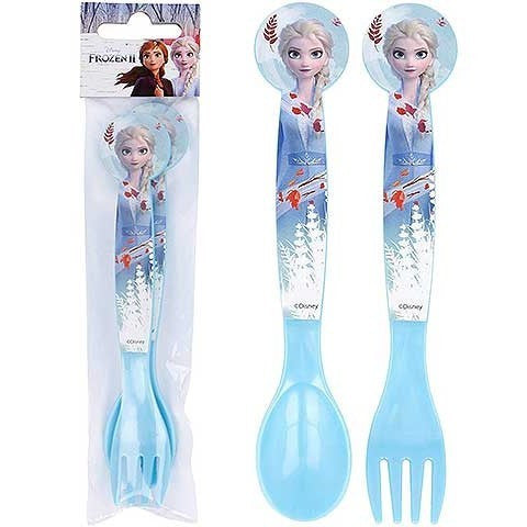 Disney Frozen Blue Forest plastmasas galda piederumu komplekts - 2 gabali