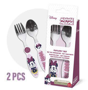 Disney Minnie metāla galda piederumu komplekts - 2 daļas