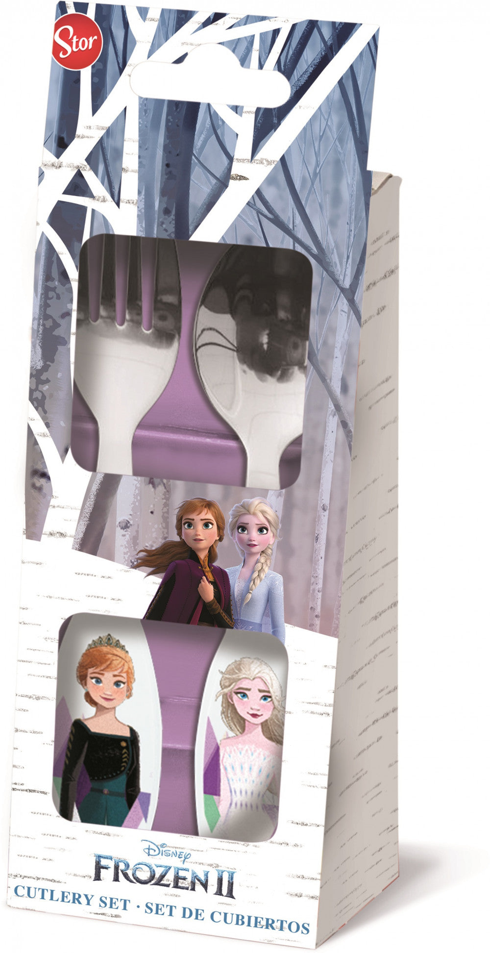 Disney Frozen metāla galda piederumu komplekts - 2 daļas