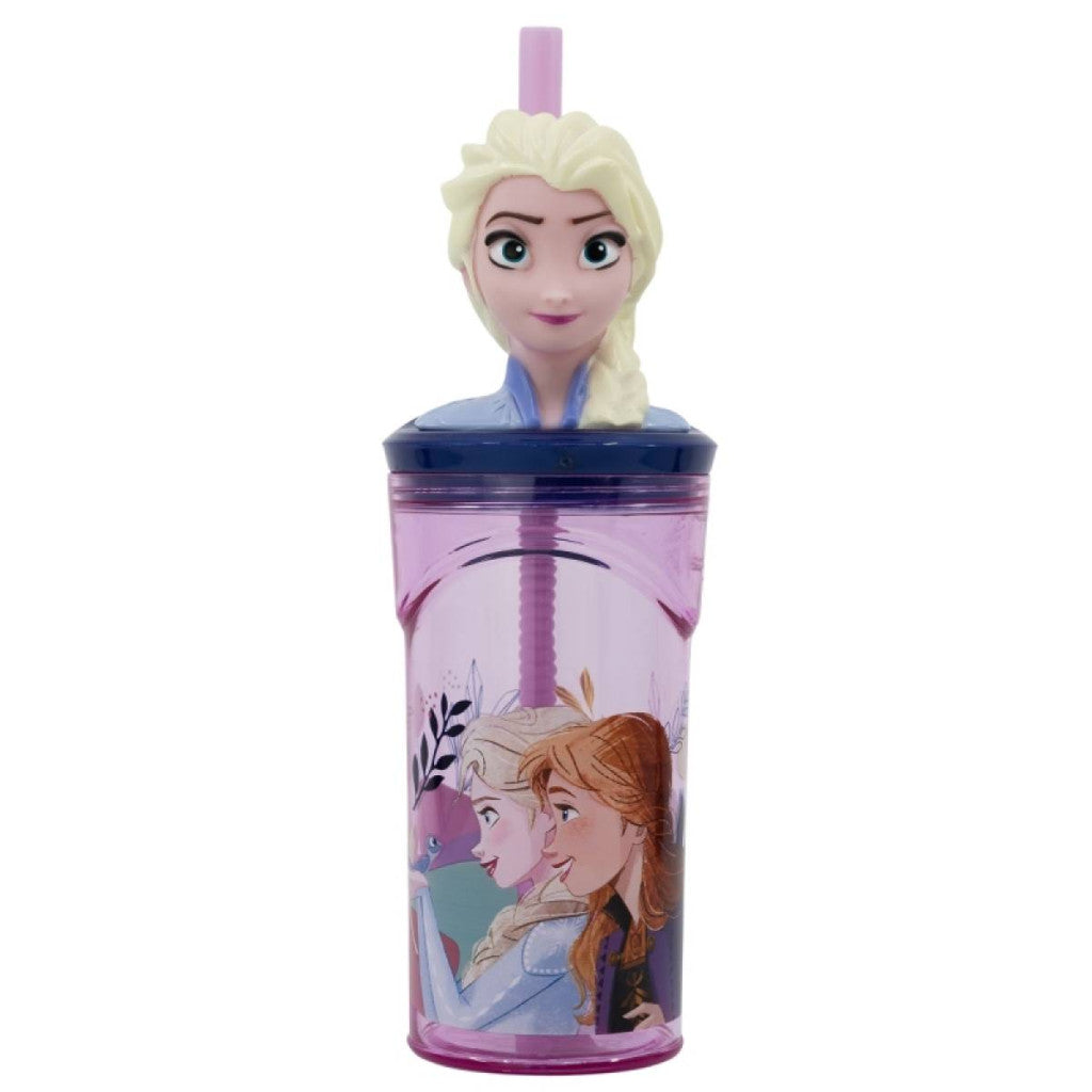 Disney Frozen Journey 3D figūriņa ar salmiņu, 360 ml