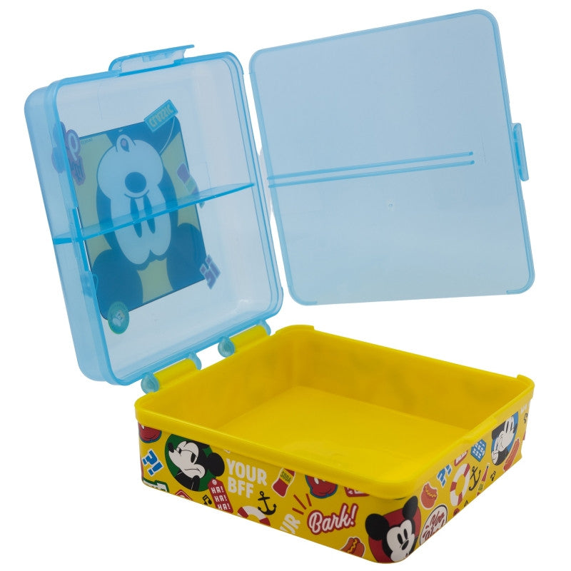 Disney Mickey Fun-Tastic daudznodalījumu pusdienu kaste, sviestmaižu kaste
