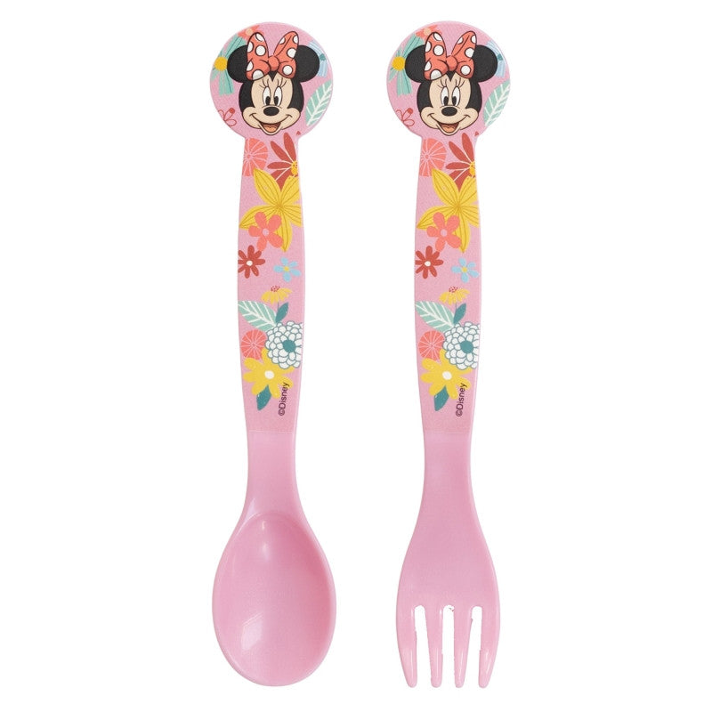 Disney Minnie Spring plastmasas galda piederumu komplekts - 2 daļas