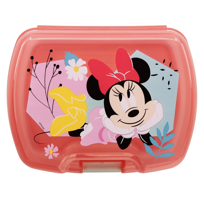 Disney Minnie Being More Premium plastmasas sviestmaižu kaste