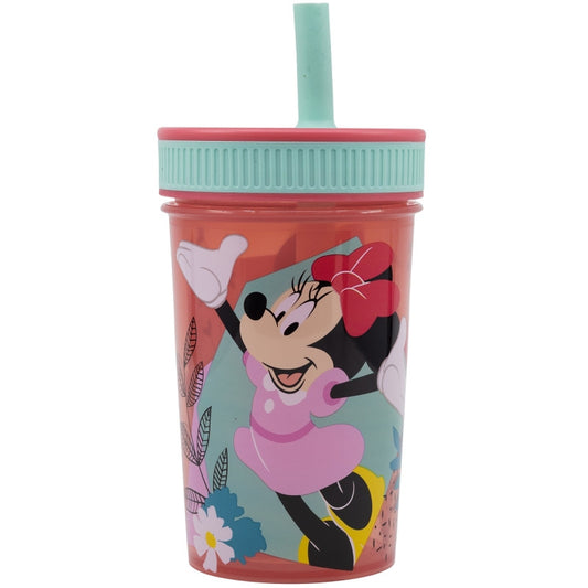 Disney Minnie Being More silikona krūzīte ar salmiņu, 420 ml