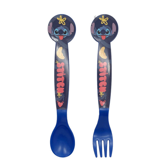 Disney Lilo un Stitch Palms Disney Lilo un Stitch plastmasas galda piederumu komplekts - 2 daļas