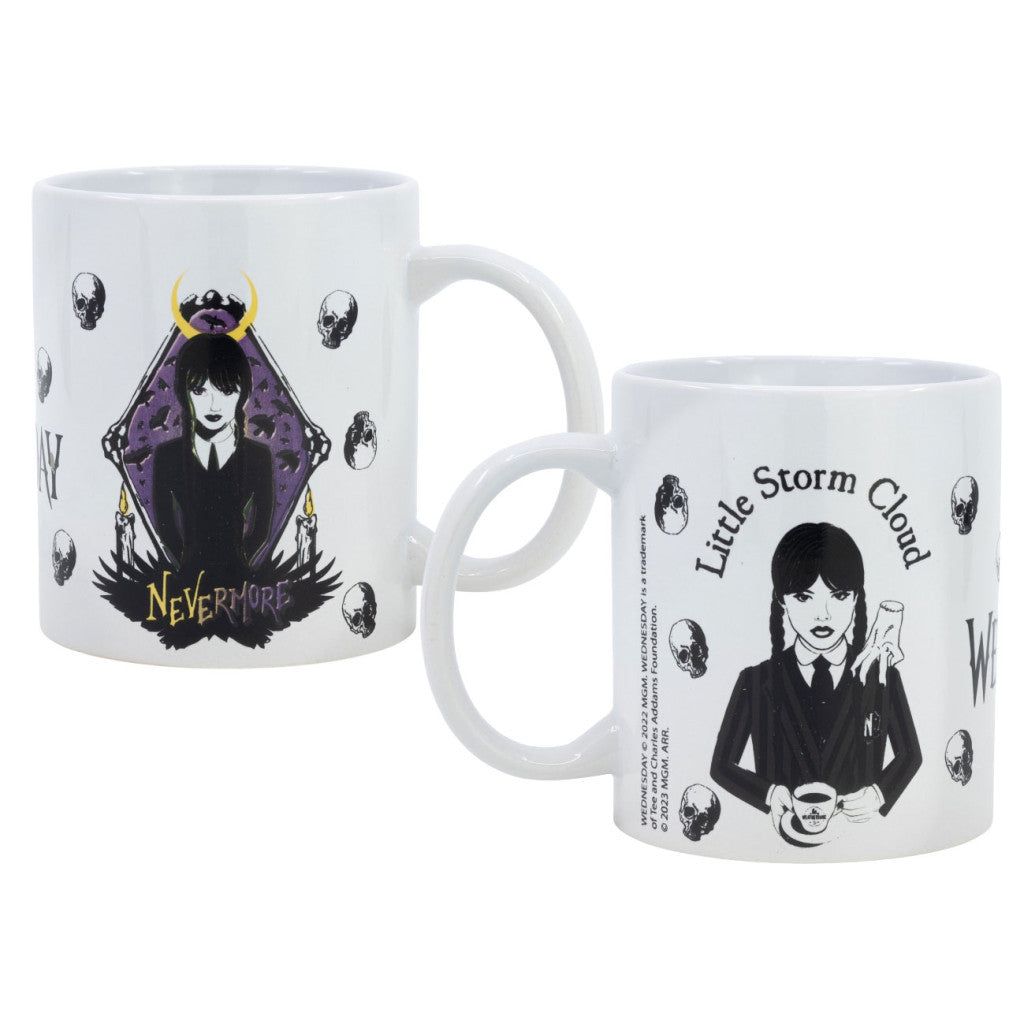 Wednesday Nevermore porcelāna krūze 325 ml (11 unces) dāvanu kastītē