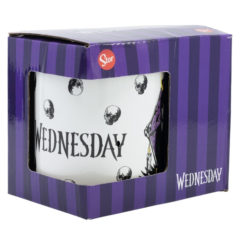 Wednesday Nevermore porcelāna krūze 325 ml (11 unces) dāvanu kastītē
