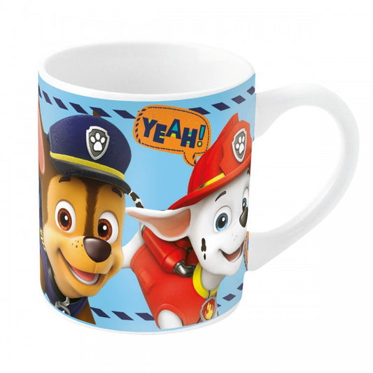 Ķepu patruļas zēnu ikonu porcelāna krūze 235 ml (8 unces) dāvanu kastītē