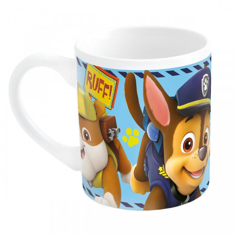 Ķepu patruļas zēnu ikonu porcelāna krūze 235 ml (8 unces) dāvanu kastītē