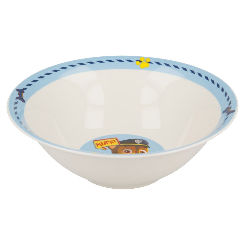 Porcelāna trauku komplekts "Ķepu patruļa" ("Paw Patrol Boy Icons") dāvanu kastītē