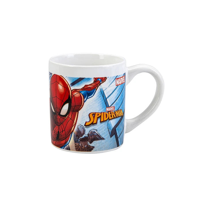 Zirnekļcilvēka ielas porcelāna krūze 235 ml (8 unces) dāvanu kastītē
