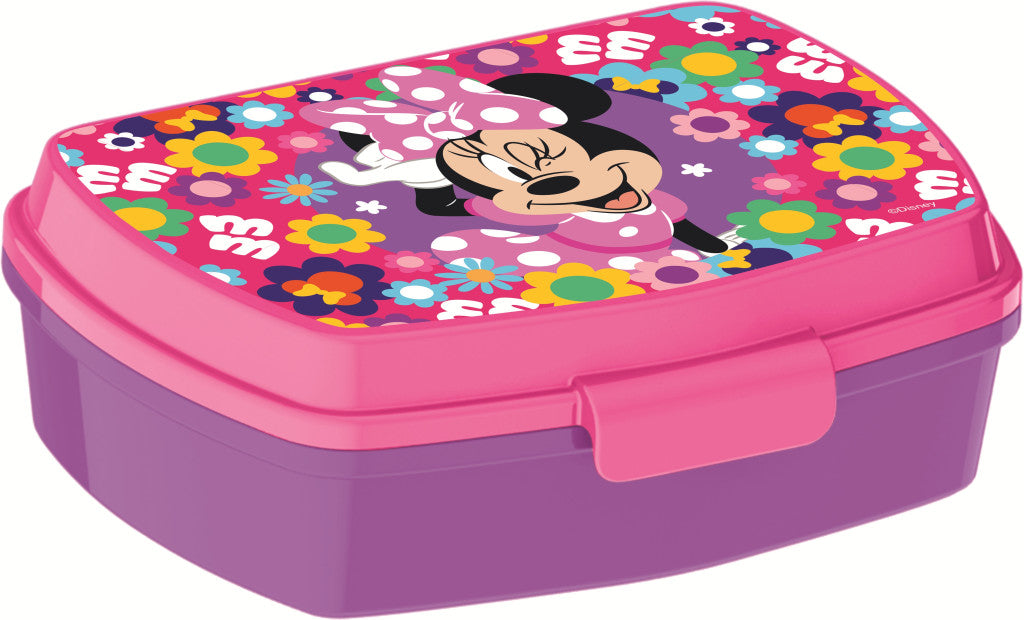 Disney Minnie Bold Florals smieklīgā plastmasas sviestmaižu kaste