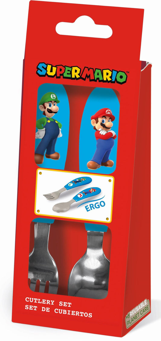 Super Mario Brothers metāla ergo galda piederumu komplekts - 2 daļas