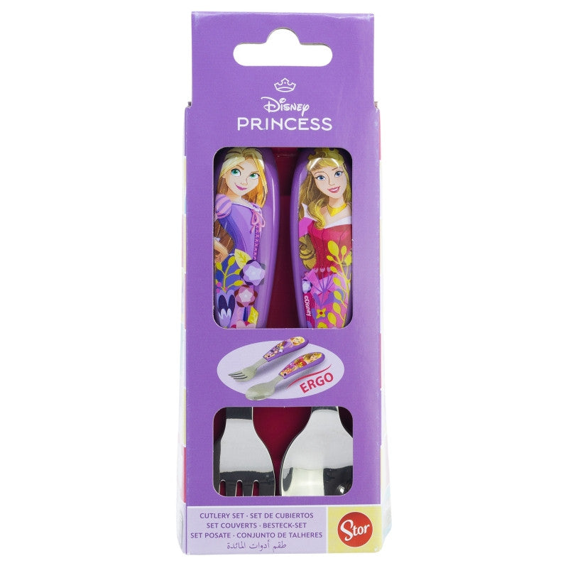 Disney Princess Drosmīgās Sirds metāla ergonomiskais galda piederumu komplekts - 2 daļas