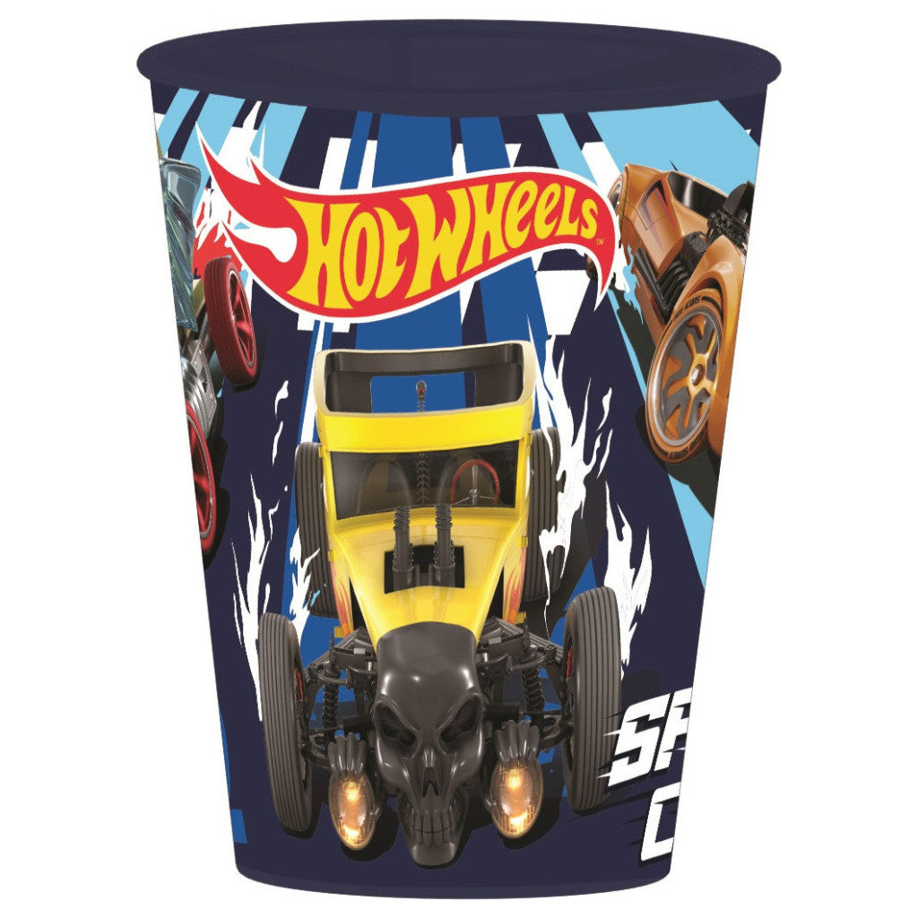 Hot Wheels zila uguns krūzīte, plastmasas 260 ml