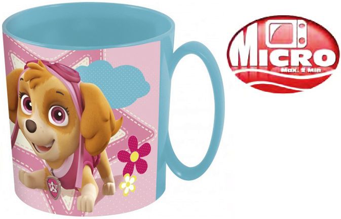 Ķepu patruļas meiteņu mikro krūze 350 ml