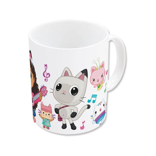 Gabby's Dollhouse Music porcelāna krūze 235 ml (8 unces) dāvanu kastītē