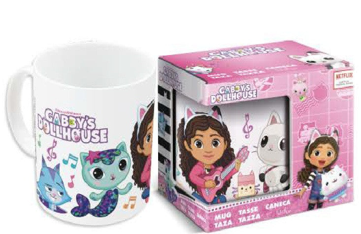 Gabby's Dollhouse Music porcelāna krūze 235 ml (8 unces) dāvanu kastītē