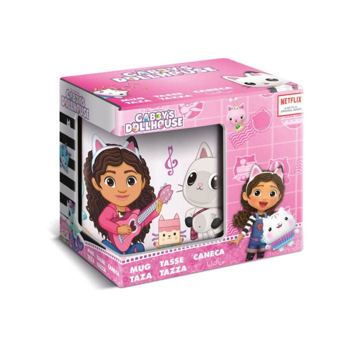 Gabby's Dollhouse Music porcelāna krūze 235 ml (8 unces) dāvanu kastītē