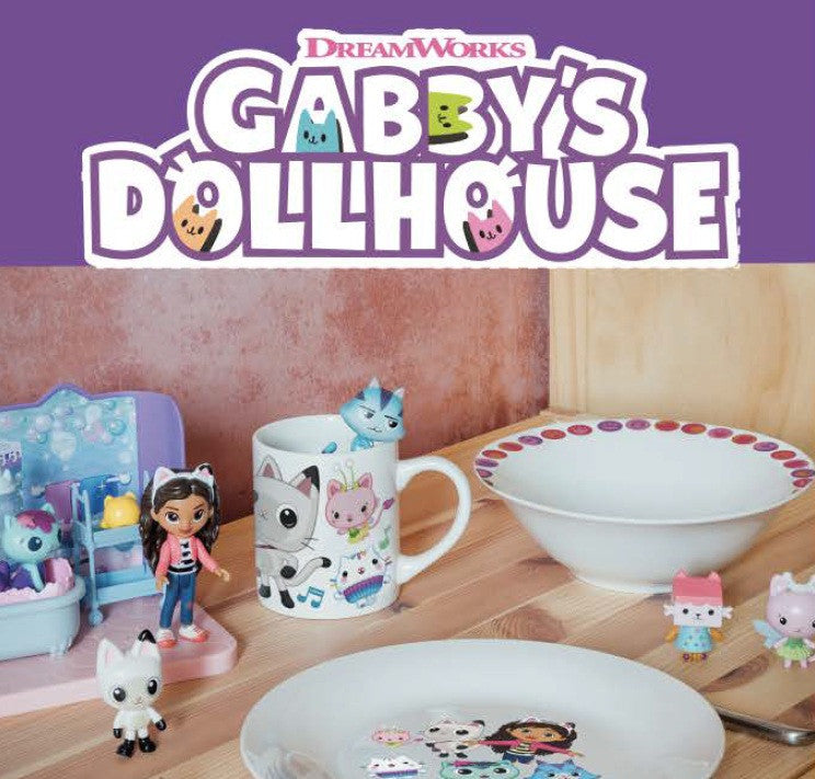 Gabby's Dollhouse Music porcelāna krūze 235 ml (8 unces) dāvanu kastītē