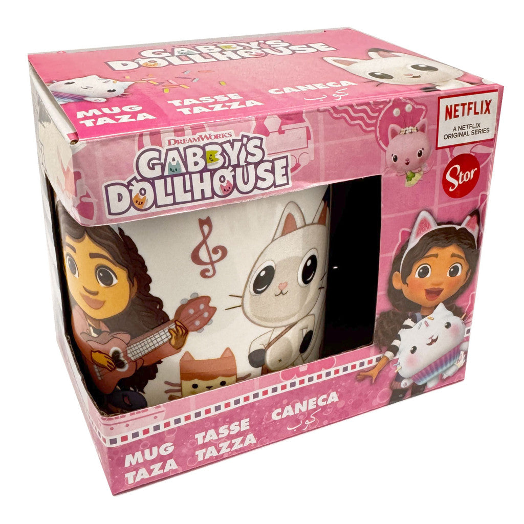 Gabby's Dollhouse Music porcelāna krūze 235 ml (8 unces) dāvanu kastītē