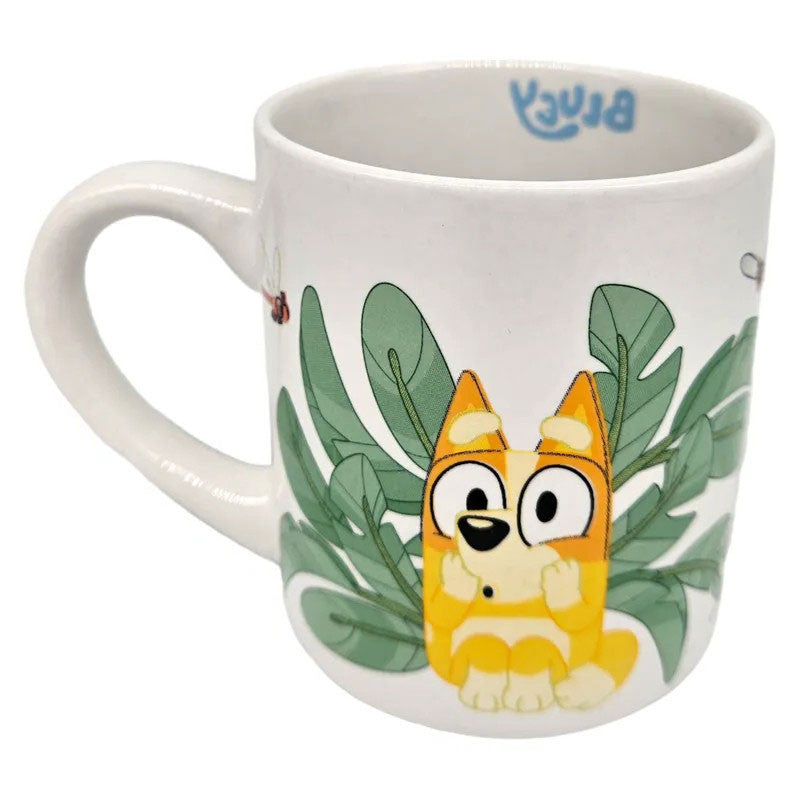 Bluey Leaves porcelāna krūze 235 ml (8 unces) dāvanu kastīte