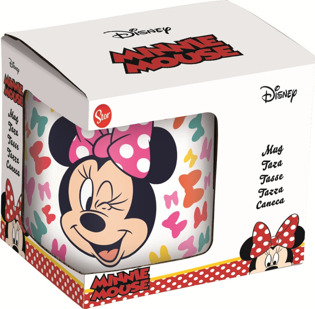 Disney Minnie Bows porcelāna krūze 235 ml (8 unces) dāvanu kastītē