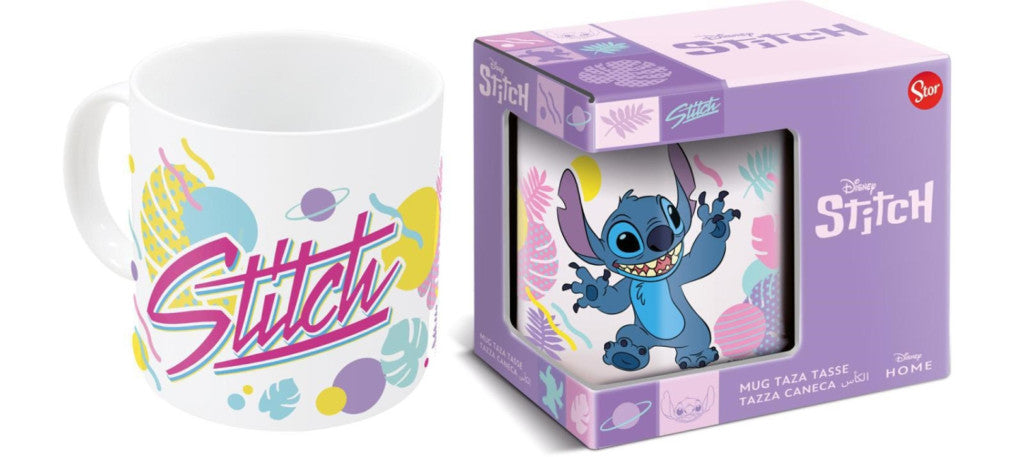 Disney Lilo un Stitch havajiešu porcelāna krūze 325 ml (11 unces) dāvanu kastītē