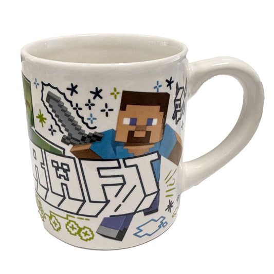 Minecraft Explore More porcelāna krūze 235 ml (8 unces) dāvanu kastītē