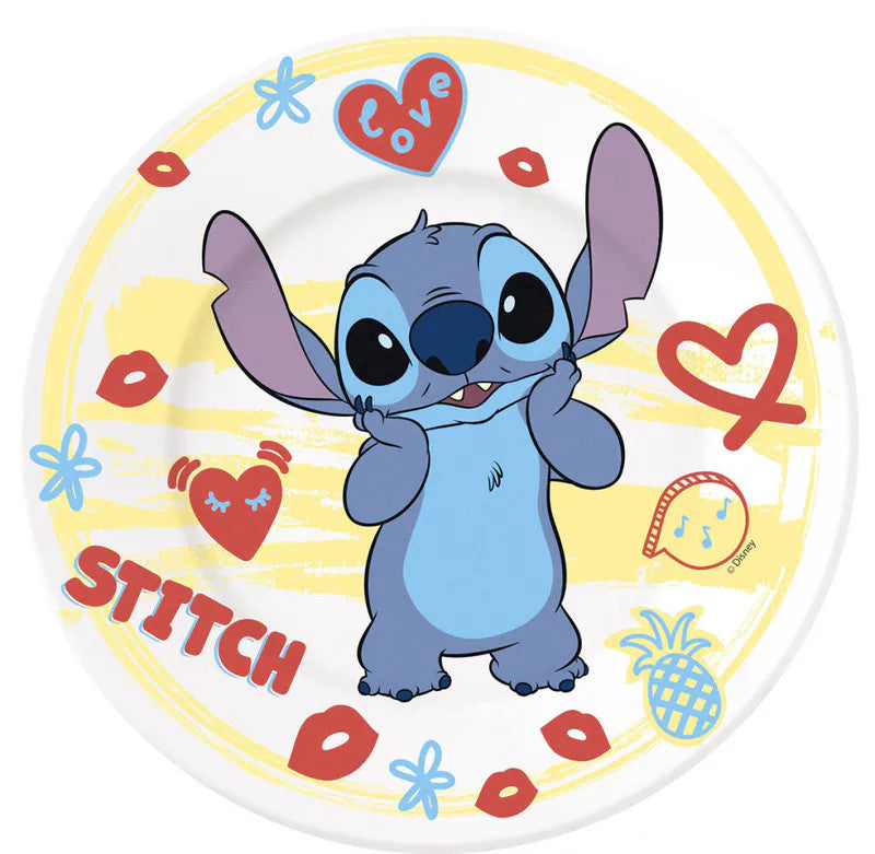 Disney Lilo un Stitch sirds formas porcelāna vakariņu komplekts dāvanu kastītē