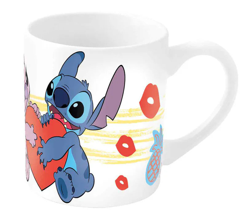 Disney Lilo un Stitch sirds formas porcelāna vakariņu komplekts dāvanu kastītē
