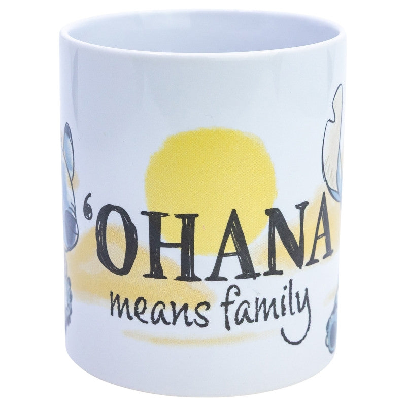 Disney Lilo un Stitch ģimenes porcelāna krūze 325 ml (11 unces) dāvanu kastītē